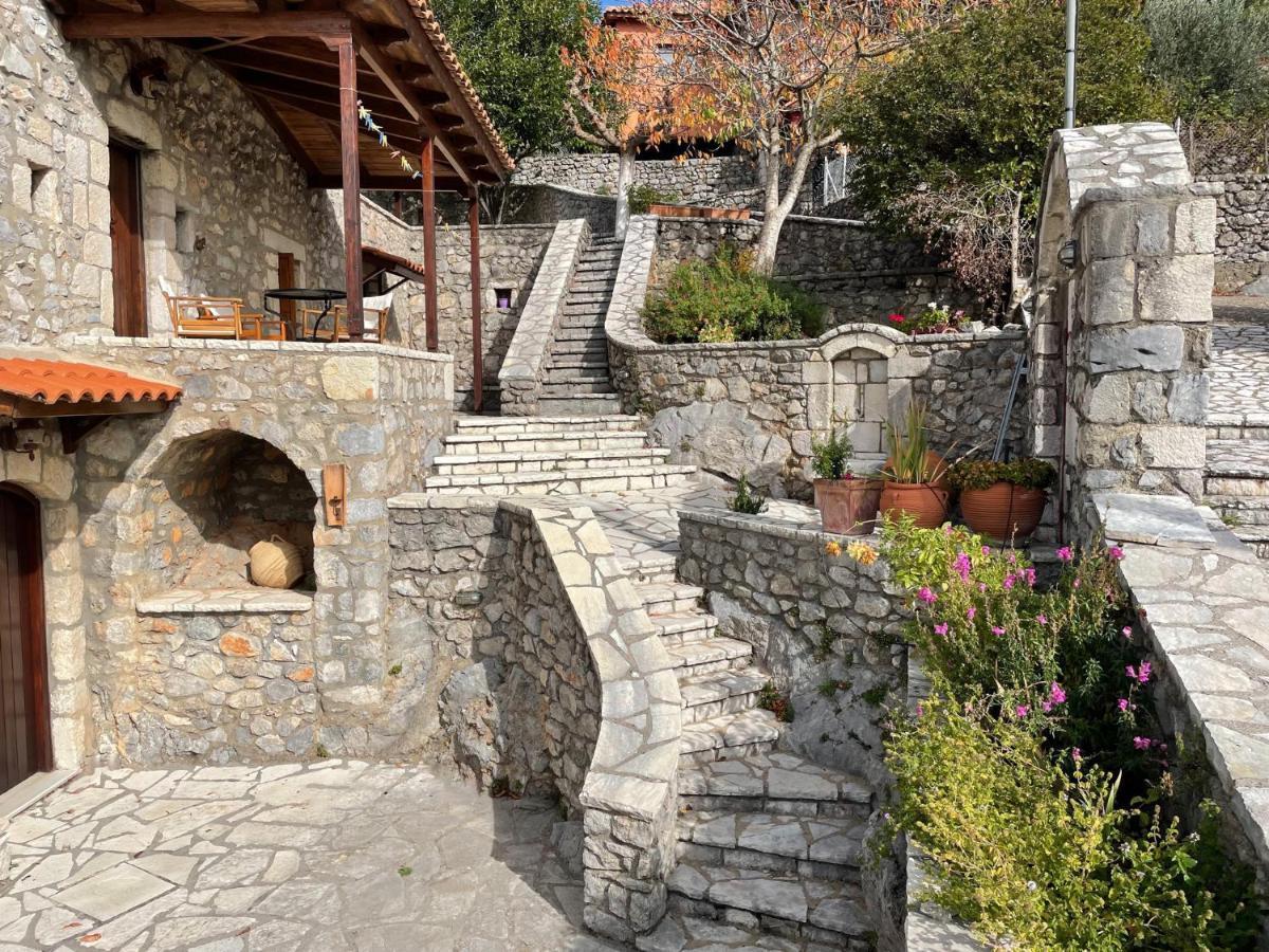 Psárion Terra Petra Villa At Psari Trikolonon Gortynia מראה חיצוני תמונה