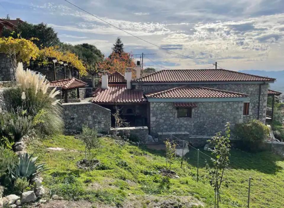 Psárion Terra Petra Villa At Psari Trikolonon Gortynia מראה חיצוני תמונה