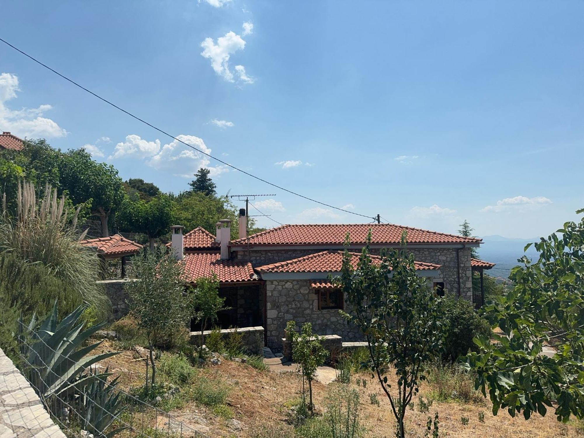 Psárion Terra Petra Villa At Psari Trikolonon Gortynia מראה חיצוני תמונה