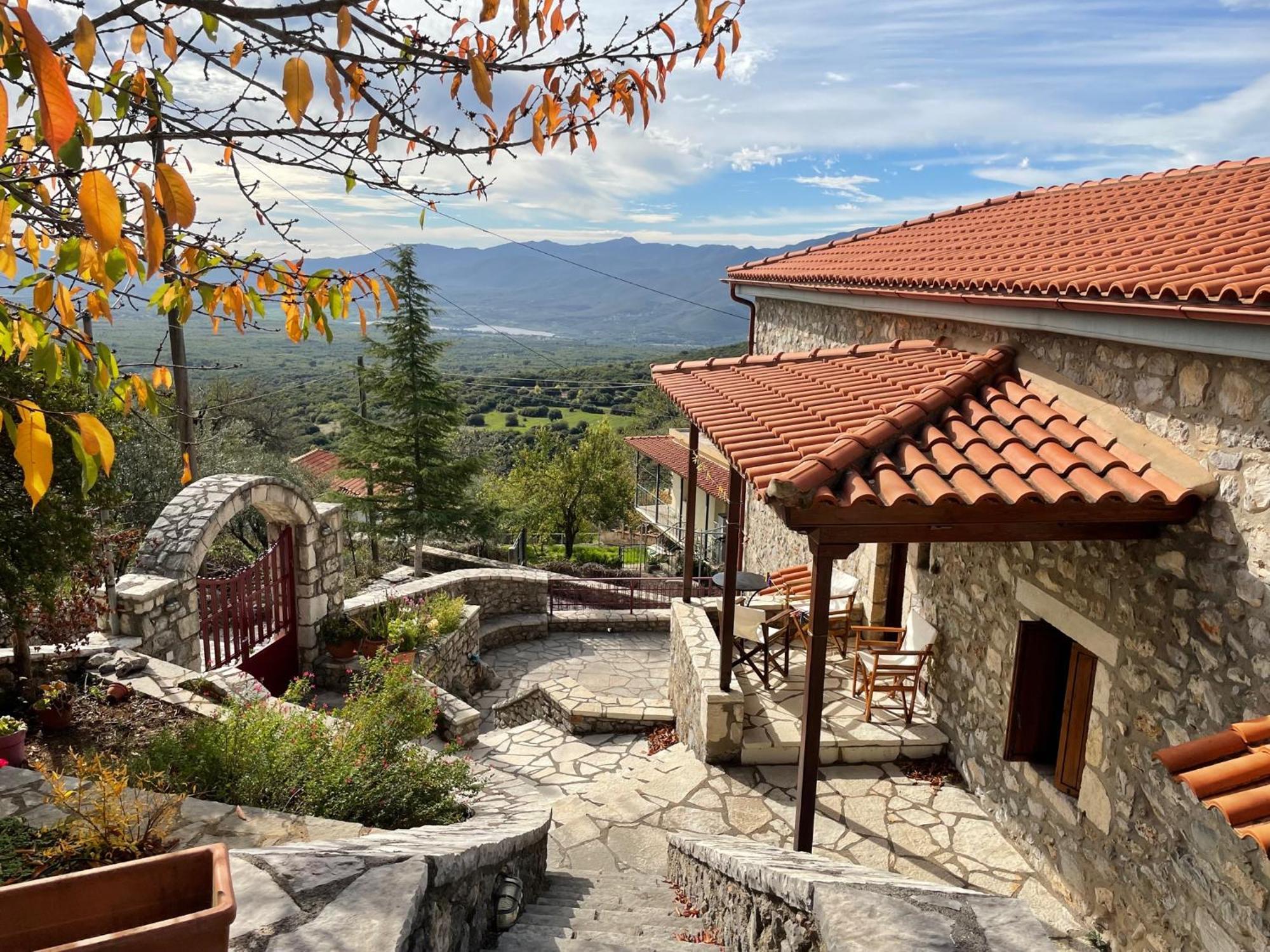 Psárion Terra Petra Villa At Psari Trikolonon Gortynia מראה חיצוני תמונה